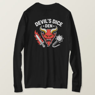 T-shirt Chemise T‑Shirt de Gamer RPG Devil’s Dice Den – Tê