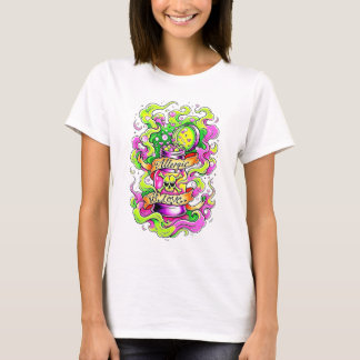 T-shirt Chemise T‑Shirt néon flash « Allergic to Love »