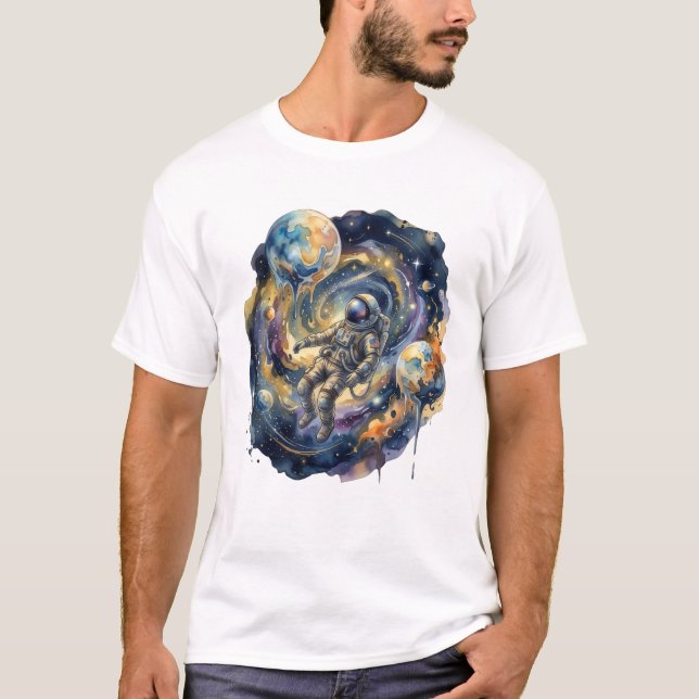T-SHIRT CHEMISE T SPACE (Devant)