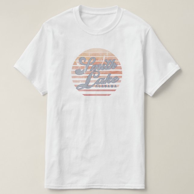 T-shirt Chemise T Sunset du lac Smith (Design devant)