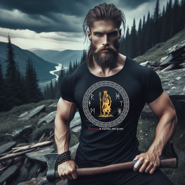 T-SHIRT CHEMISE T VIKING VALAHALA  (Créateur téléchargé)