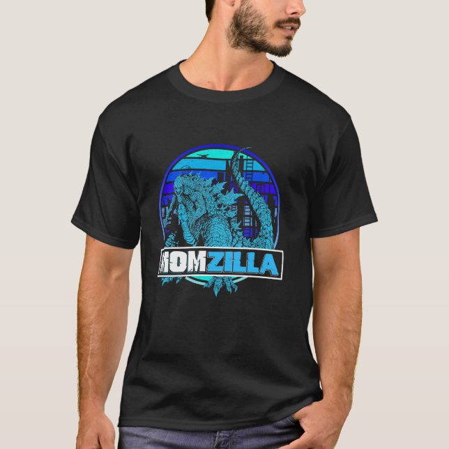 T-shirt Chemise T Vintage Momzilla Retro (Devant)