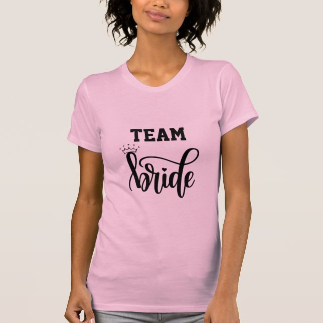 T-shirt Chemise Team Bride pour femmes (Devant)