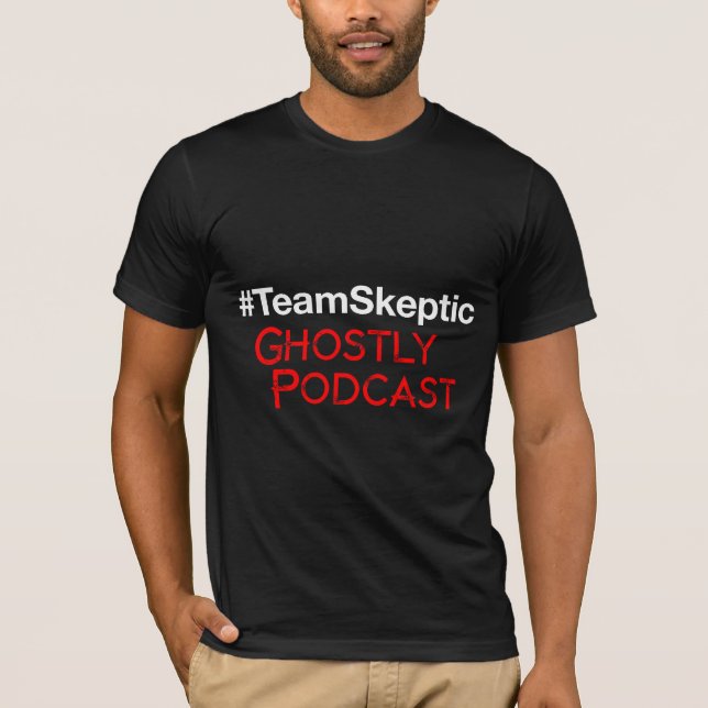 T-shirt Chemise #TeamSkeptic (Devant)
