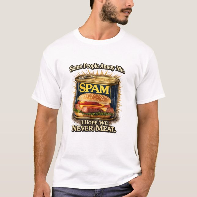 T-shirt Chemise Tee Spam (Devant)