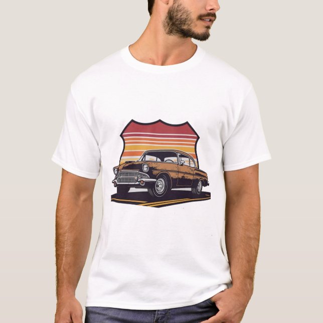 T-shirt Chemise Texas Route 66 (Devant)