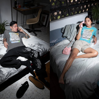 T-shirt Chemise texto amusante, screenshots chemise