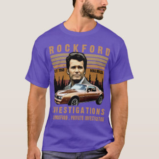 T-shirt Chemise The Rockford Files jim rockford 197027s de