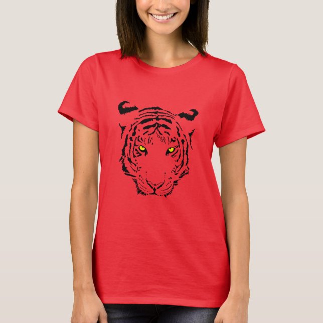 T-shirt Chemise-Tigre (Devant)