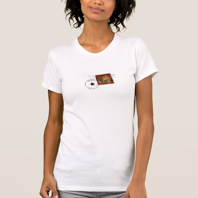T-shirt chemise timbre aigle de la liberté (Devant)