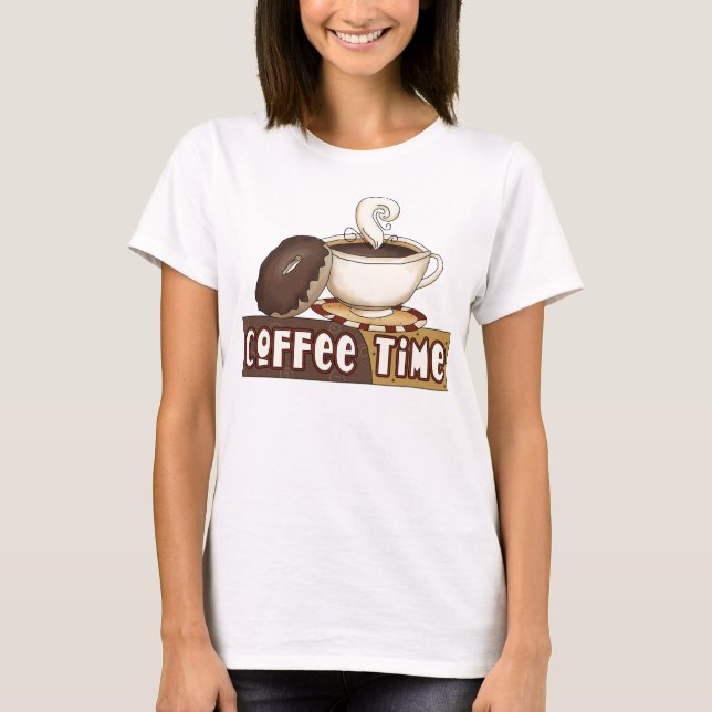 T-shirt Chemise Time Café (Devant)