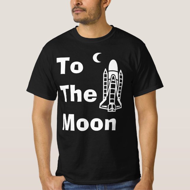 T-shirt Chemise To The Moon (Devant)