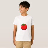 T-shirt Chemise tomate caricature (Devant entier)