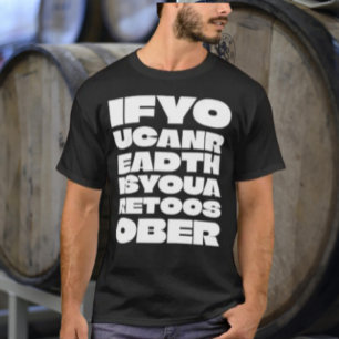 T-shirt Chemise TooSober Typography