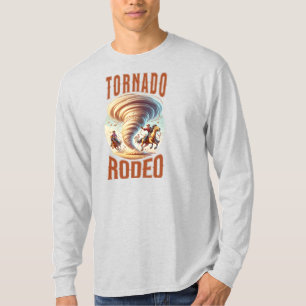 T-shirt Chemise Tornado Rodeo Cowboys - Graphique Western