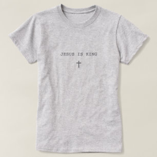 T-shirt Chemise Tri-Blend Jésus est Roi Chrétien