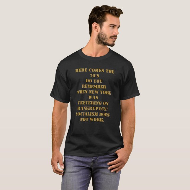 T-shirt CHEMISE Tri-Blend NEW YORK (Devant entier)