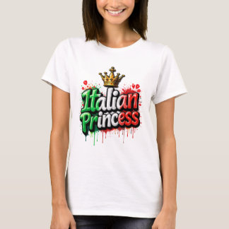 T-shirt Chemise tri-blend Princesse Italienne