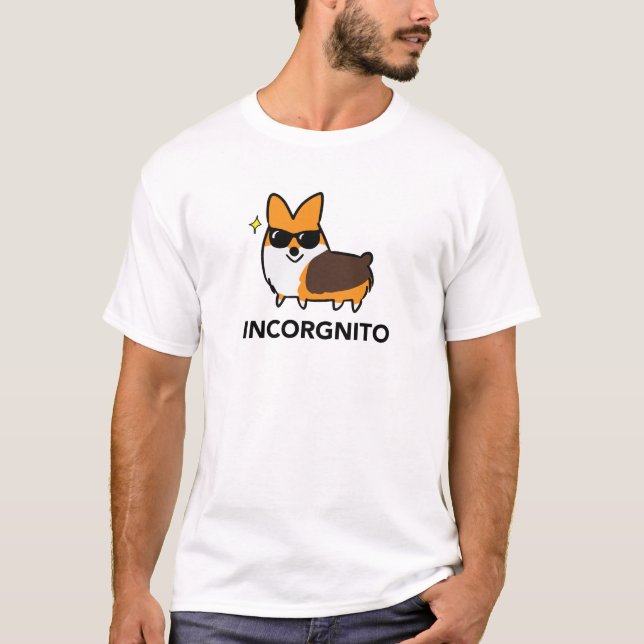 T-shirt Chemise tricolore d'Incorgnito (Devant)
