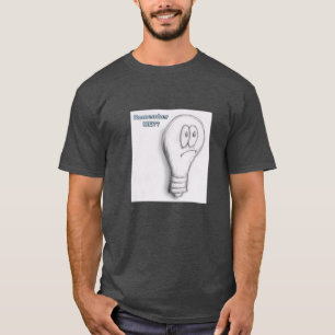 T-shirt Chemise triste de lampe