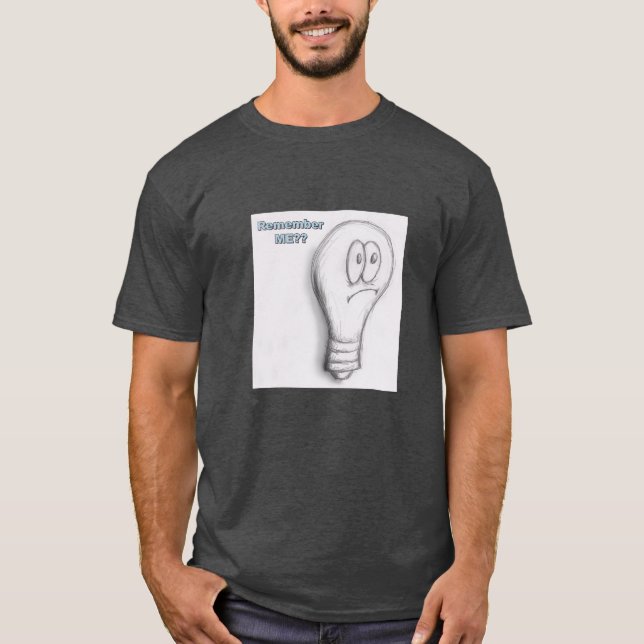 T-shirt Chemise triste de lampe (Devant)