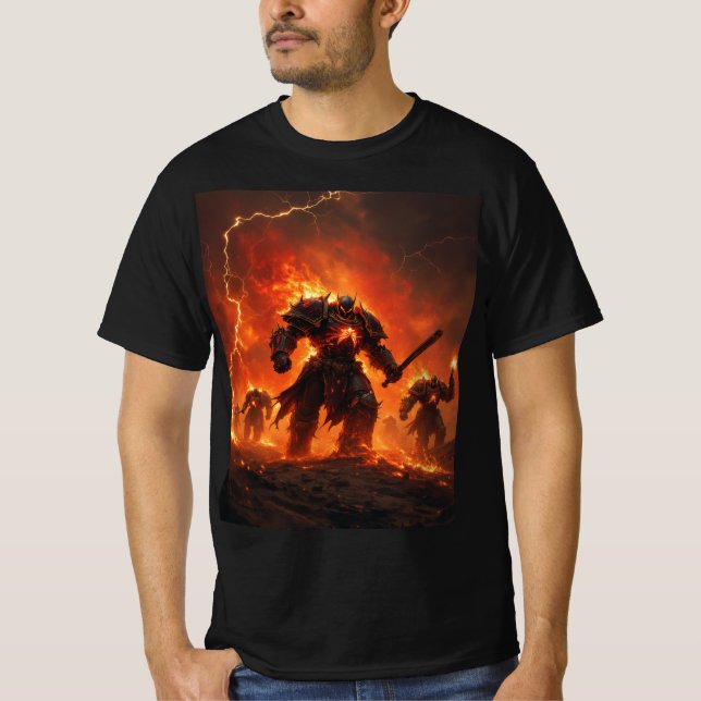 T-shirt chemise trois (Devant)