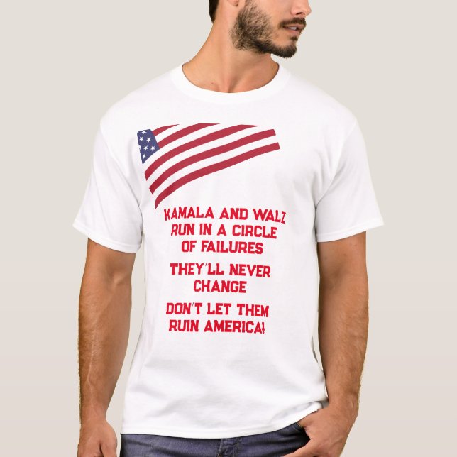 T-shirt Chemise TRUMP 2024 (Devant)