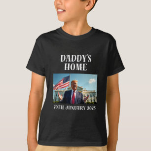 T-shirt Chemise Trump Papa est à la maison