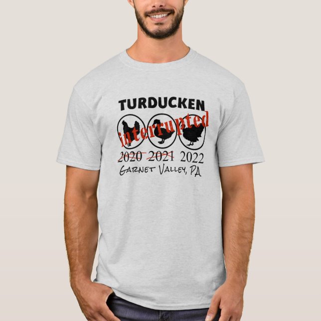 T-shirt Chemise Turducken Homme (Devant)