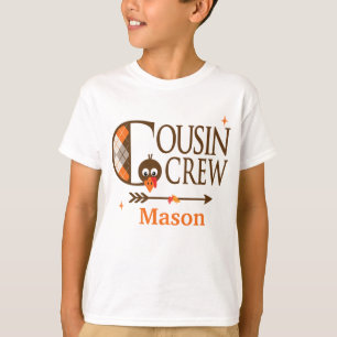 T-shirt Chemise turque Cousin dans l'équipage de Thanksgi