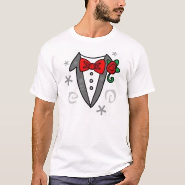 T-shirt Chemise Tuxedo (Devant)