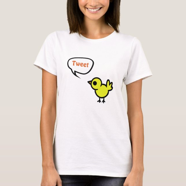 T-shirt Chemise Tweet Bird (Devant)