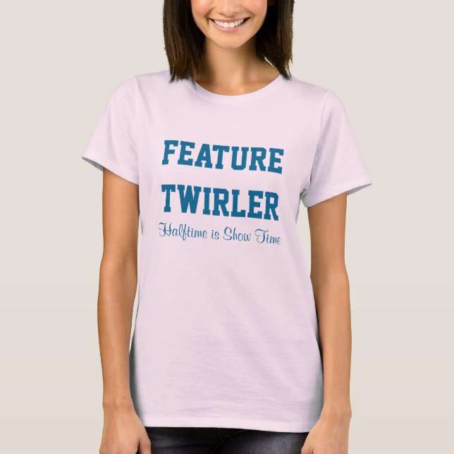 T-shirt Chemise Twirler - bleu (Devant)