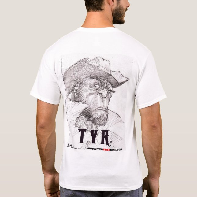 T-SHIRT CHEMISE TYR BLANCHE (Dos)