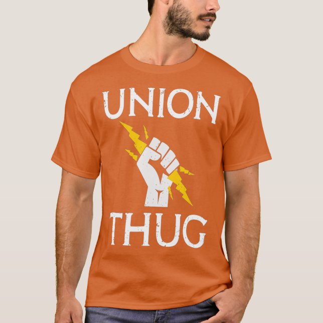 T-shirt Chemise Union forte et solidaire - Union Thug (Devant)