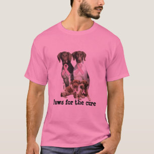 T-shirt Chemise unisexe de cancer du sein aux cheveux