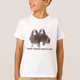 T-shirt Chemise unisexe d'enfants d'amis de Basset Hound
