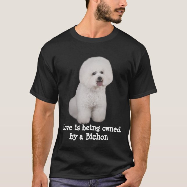T-shirt Chemise unisexe précieuse de Bichon Frise (Devant)