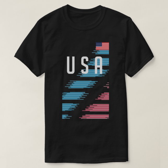 T-shirt Chemise USA Soccer (Design devant)