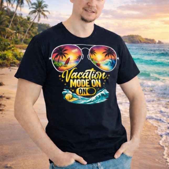 T-shirt Chemise Vacances Mode Activées Coucher de Soleil s (Créateur téléchargé)