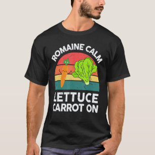 T-shirt Chemise Végane Hommes Femmes Romaine Calme Laitue