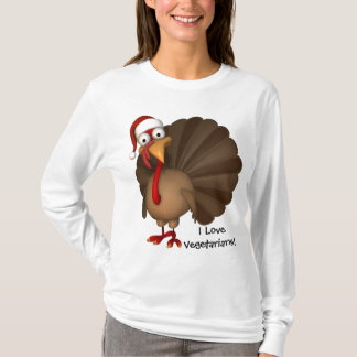 T-shirt Chemise végétarienne mignonne de la Turquie - ados