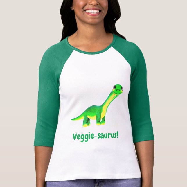 T-shirt Chemise Veggie-saurus (Devant)