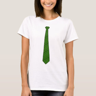 T-shirt Chemise verte de cravate