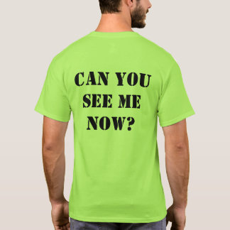 T-shirt Chemise verte de Salut-force : "Pouvez vous me