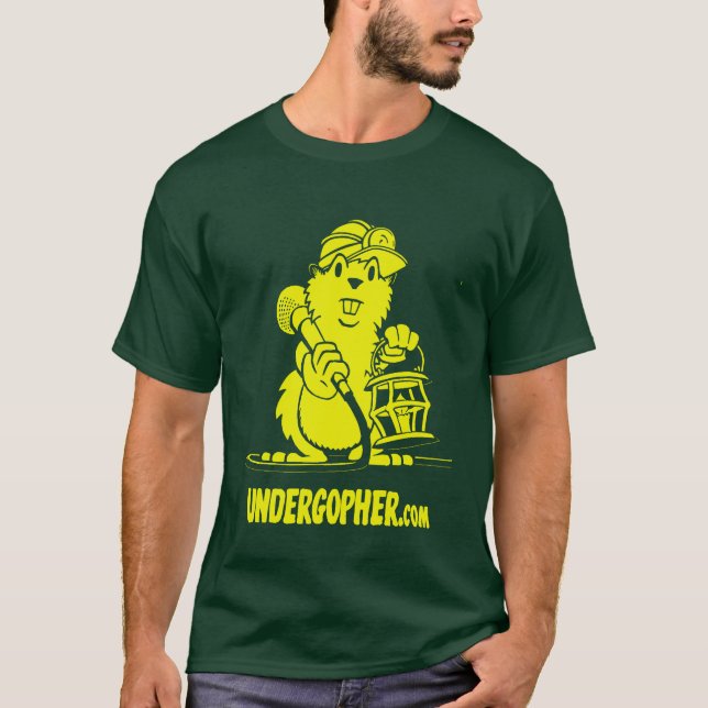 T-shirt Chemise verte d'Undergopher (Devant)