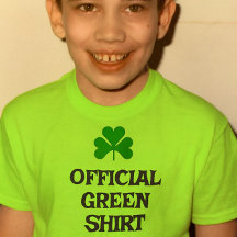 Chemise verte pour la Saint Patrick