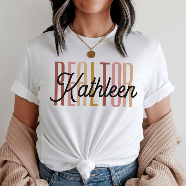 T-shirt Chemise Vie Realtor, Chemise Agent Immobilier Pers (realtor shirt, custom realtor gift, real estate agent shirt, real estate sweatshirt, broker shirt, )