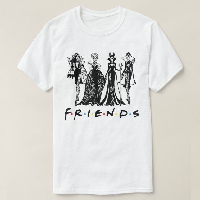 T-shirt Chemise Villains Vogue Friends (Design devant)