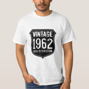 T-shirt Chemise vintage 1962 vieillie à la perfection pour